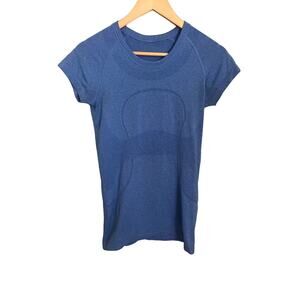 Lululemon Blue Swiftly Tech Short-Sleeve Shirt Size 6